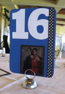 Wedding Table Number Craft