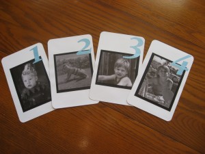 DIY table numbers