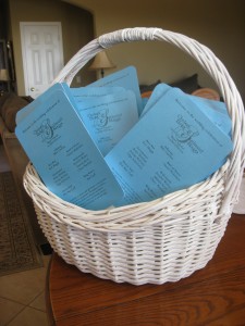 wedding program fan wedding program fan