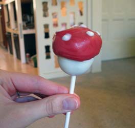 Toadstool Cake Pops