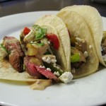 Chipotle steak fajitas