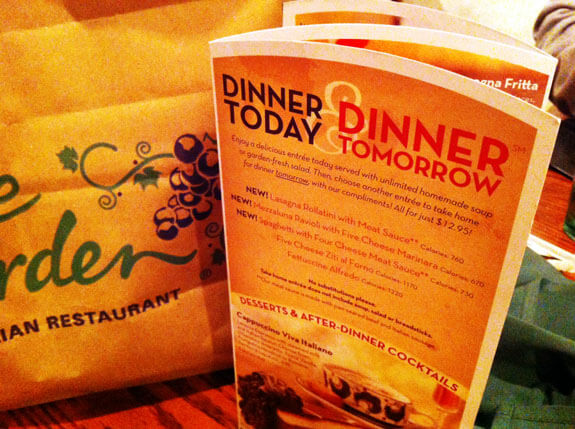 Olive Garden special