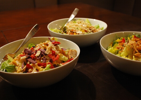 restaurant salads