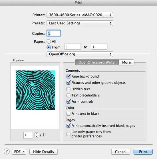 print thumbprint art