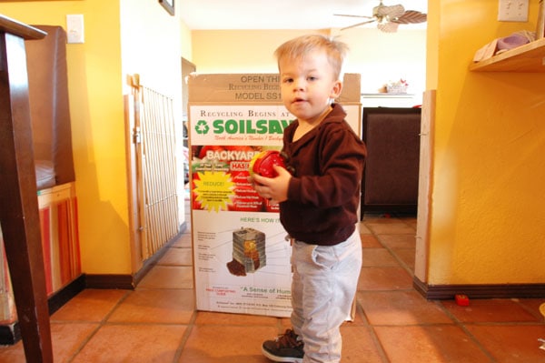 spring garden composting