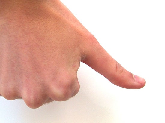 thumbs down