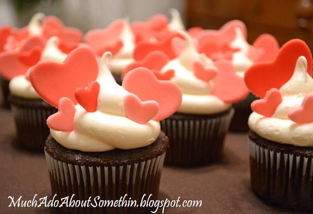 Valentine Cupcakes from Much Ado About Somethin