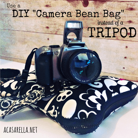 DIY Camera Bean Bag from A Casarella