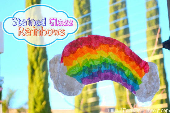 Stained Glass Rainbows from Mom on TImeout