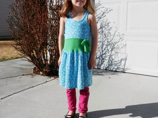 Upcycle a Little GIrl's Dress from Domestic Bliss Squared