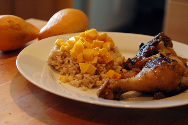 mango coconut rice 9