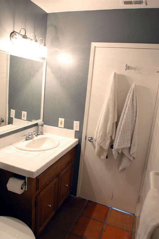 The Little Gray Bathroom Makeover