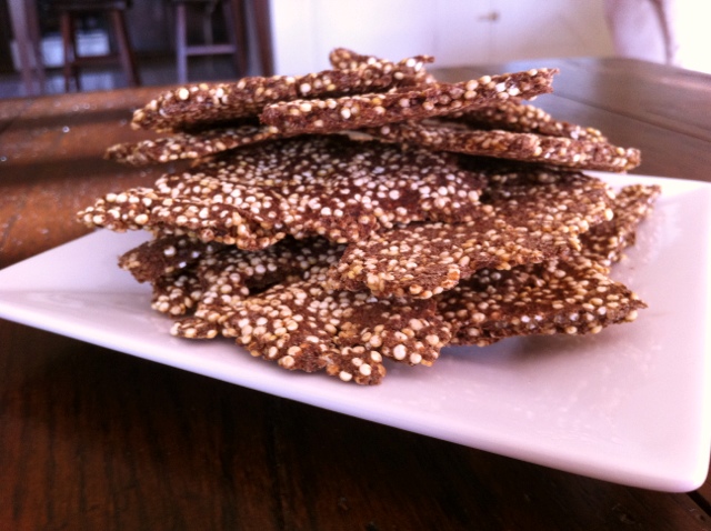 Quinoa Crackers