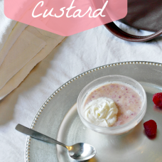Custard in the microwave!