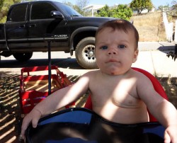 skeptical baby