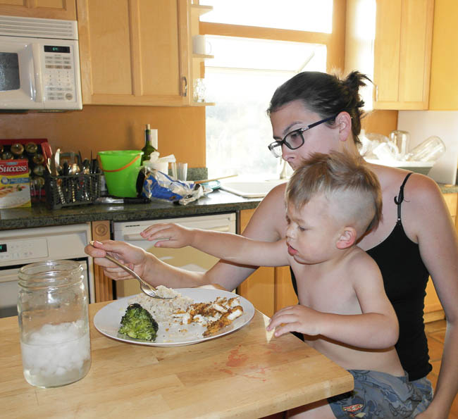 dinner with a toddler