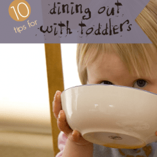 ten tips for dining out with toddlers