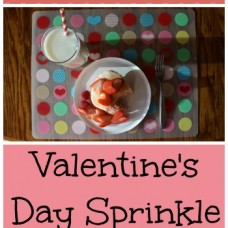 Valentine's Day Sprinkle Pancakes