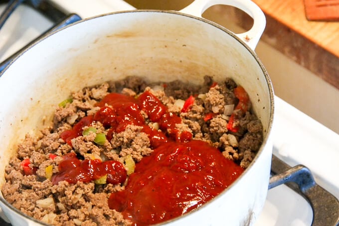 Sloppy Joe Macaroni Casserole Someday I ll Learn