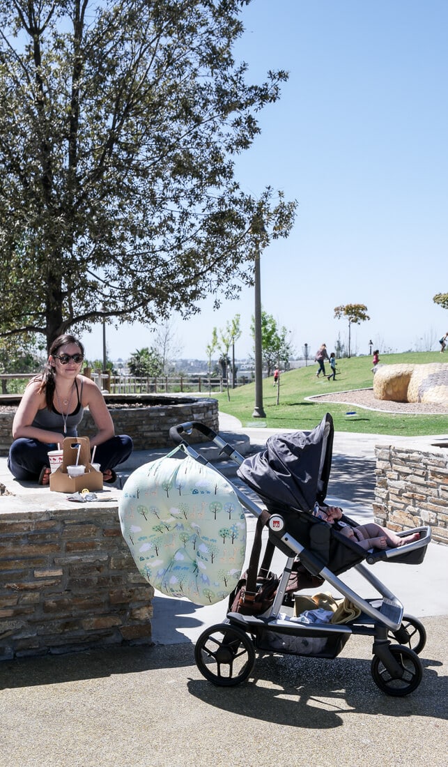 On-the-go with baby - what to pack for a day in the park