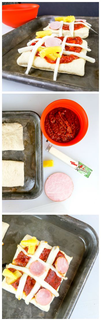 Tic tac toe pizza - a simple snack for kids lunches