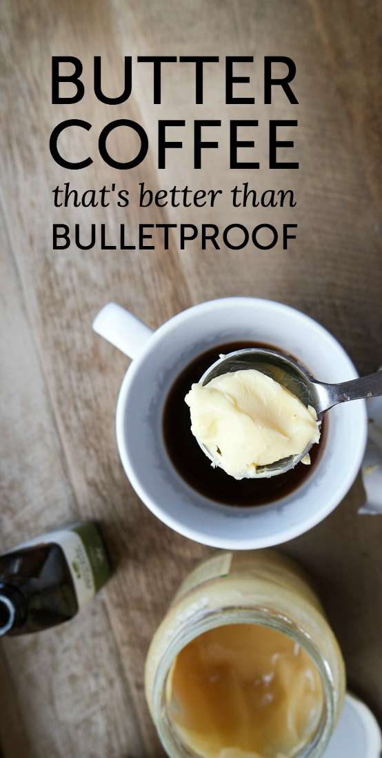 The very best butter coffee in the world. The key is the addition of a couple other ingredients, and it's so easy to make at home. I drink this instead of eating breakfast because it's so rich.